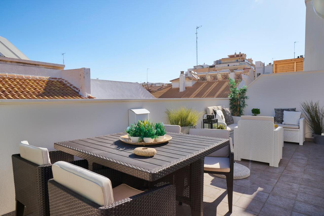Studio Deluxe With Shared Roof Terrace Málaga Esterno foto